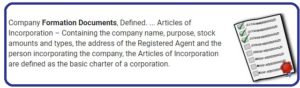 What are business formation documents