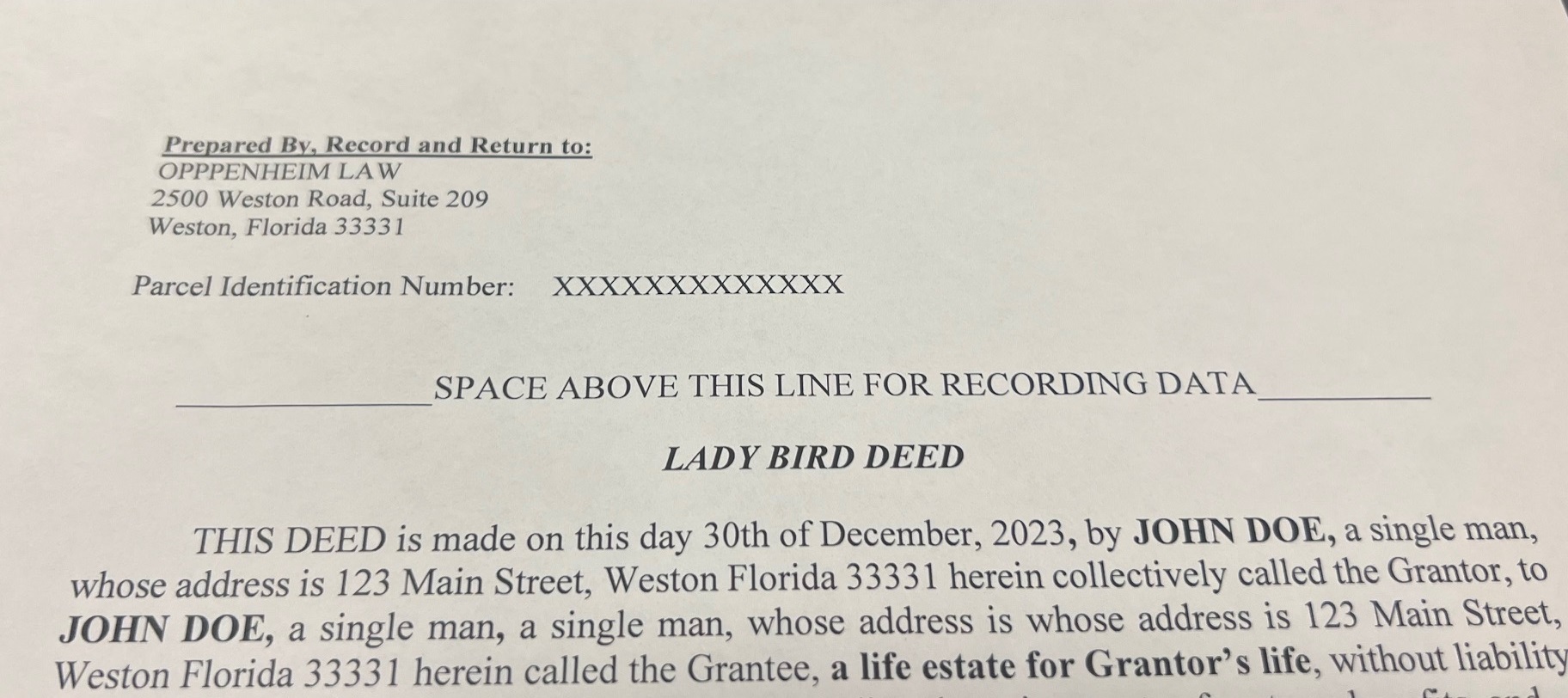 lady bird deed